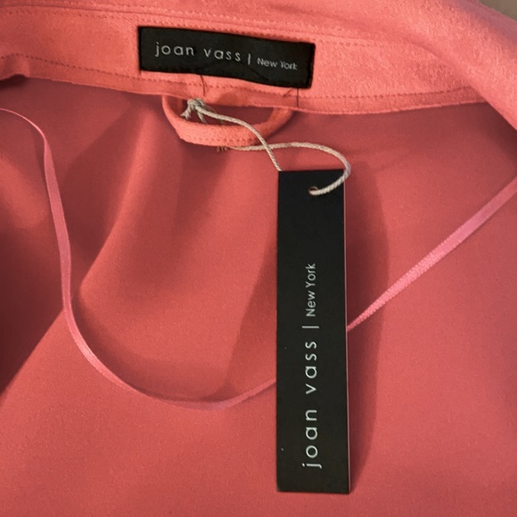 WINTER SALE ! CORAL VEGAN SUEDE JACKET SO SOFT N COMFORTABLE NWT 22”P 30 L - Picture 11 of 11